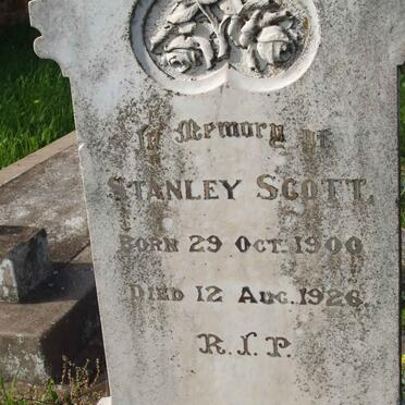 SCOTT Stanley 1900-1926