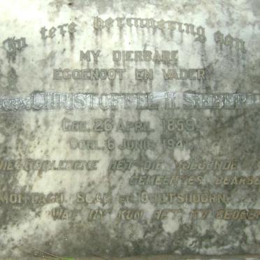 SIEBERT Christoffel H. 1859-1941