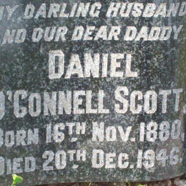 SCOTT Daniel O’Connell 1880-1946