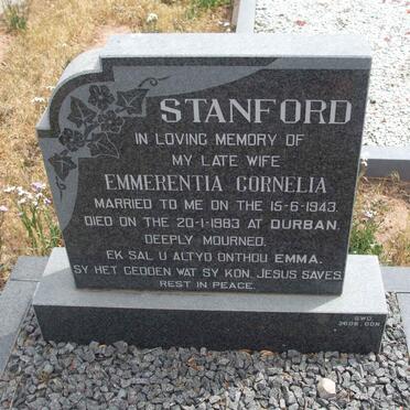 STANFORD Emmerentia Cornelia  -1983