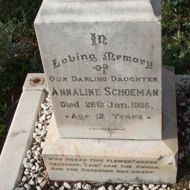 SCHOEMAN Annaline  -1935