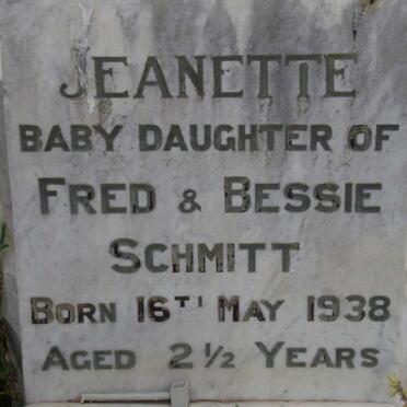 SCHMITT Jeanette 1938-
