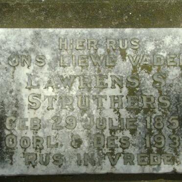 STRUTHERS Lawrens S. 1859-1937