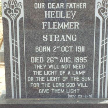 STRANG Hedley Flemmer 1911-1995