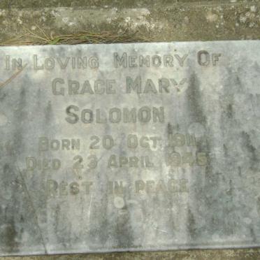 SOLOMON Grace Mary 1911-1945