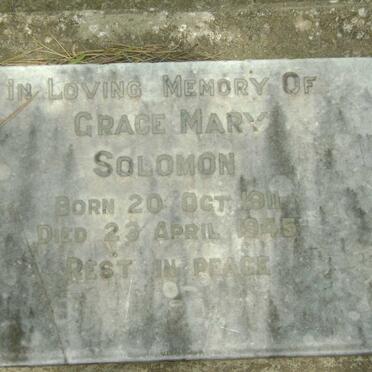 SOLOMON Grace Mary 1911-1945