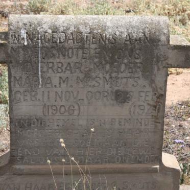SMUTS Maria M. 1906-1941