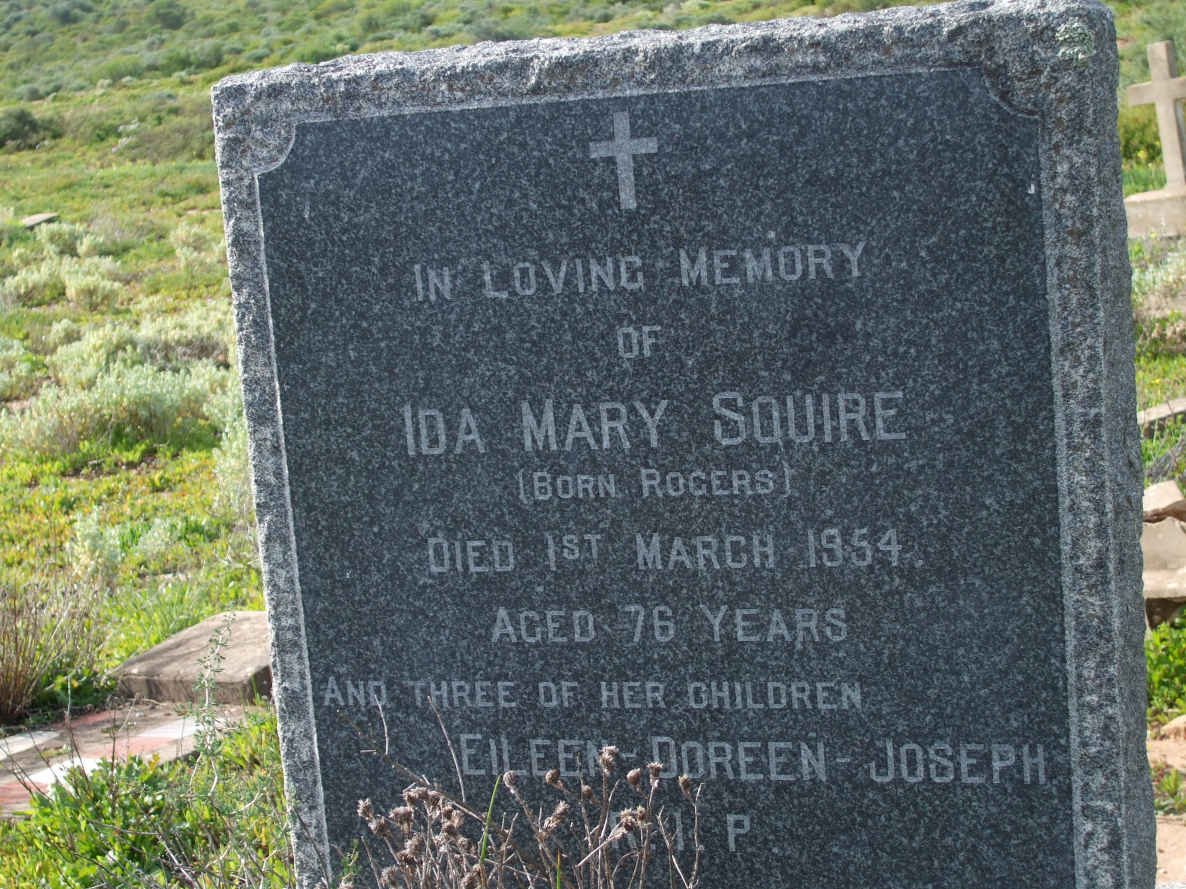 SQUIRE Ida Mary nee ROGERS  -1954 