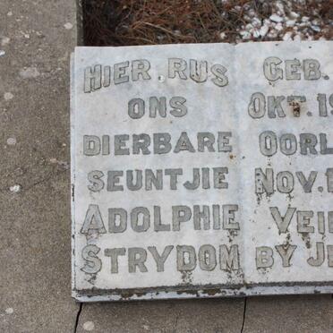 STRYDOM Adolphie 1937-1938