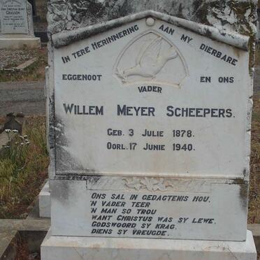 SCHEEPERS Willem Meyer 1878-1940