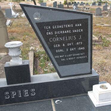 SPIES Cornelius J. 1873-1940 &amp; Aletta S. DU PLESSIS 1881-1965 :: SPIES Eben 1920-1977