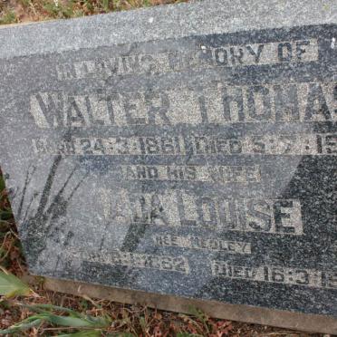 THOMAS Walter 1861-1938 &amp; Ada Louise MEDLEY 1862-1937
