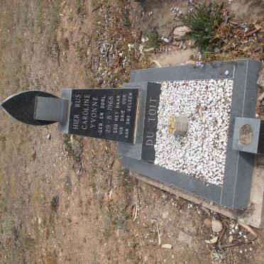 TOIT Caroline Yvonne, du 1968-1968