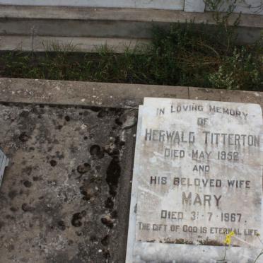 TITTERTON Herwald -1952 &amp; Mary -1967