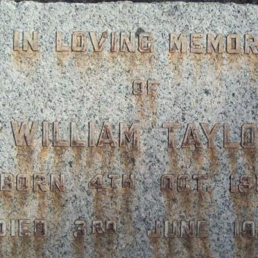 TAYLOR William 1956-1934