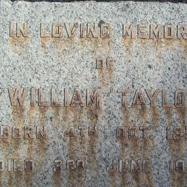 TAYLOR William 1956-1934