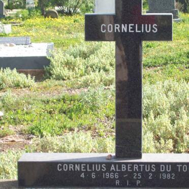 TOIT Cornelius Albertus, du  1966-1982