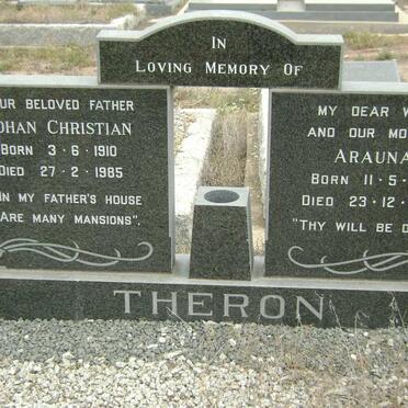 THERON Johan Christian 1910-1985 &amp; Arauna 1911-1965