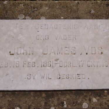VOS John James 1861-1943