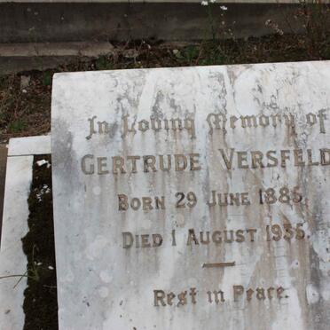 VERSFELD Gertrude 1885-1935