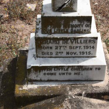 VILLIERS Gerard, de 1914-1915