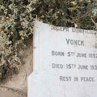VONCK Joseph Bonificius 1852-1933