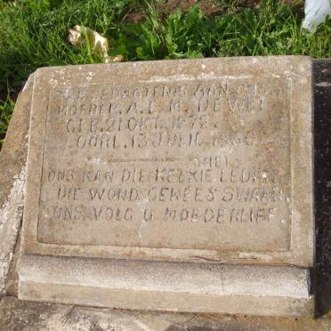 WET A.?. M., de 1872-19??