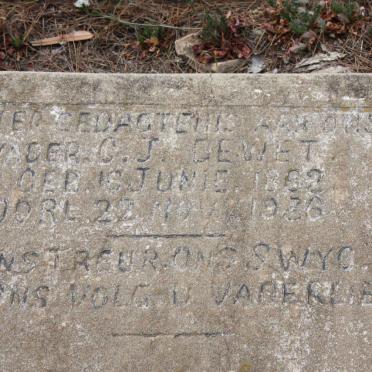 WET C. J., de 1862-1936