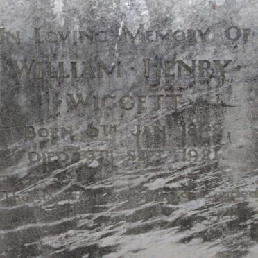 WIGGETT William Henry 1848-1981