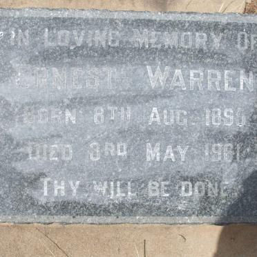 WARREN Ernest 1895-1961