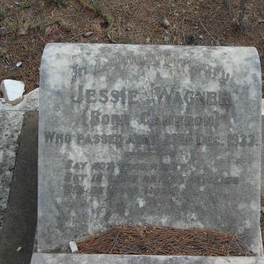 WAGNER Jessie nee CAMERON  -1933