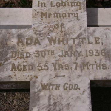 WHITTLE Ada -1936