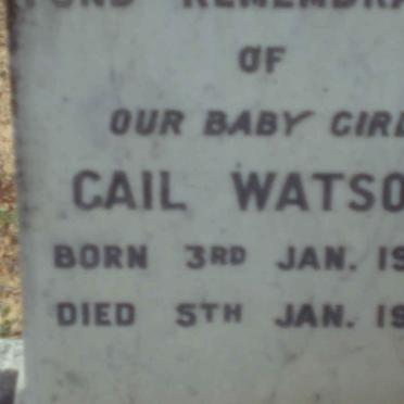 WATSON Gail 1946-1946