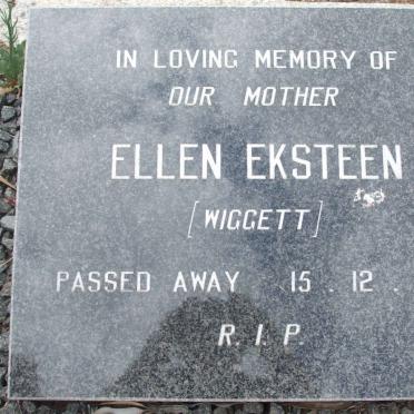 WIGGETT :: GATES:: EKSTEEN