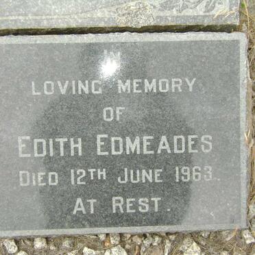 EDMEADES Edith -1963