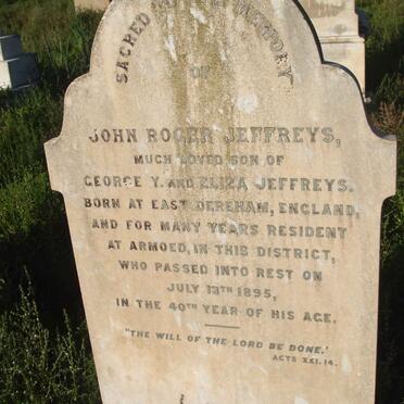 JEFFREYS John Roger  -1895