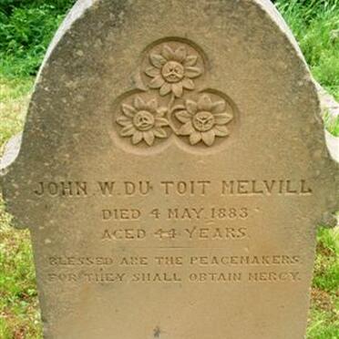 MELVILL John William du Toit -1883 