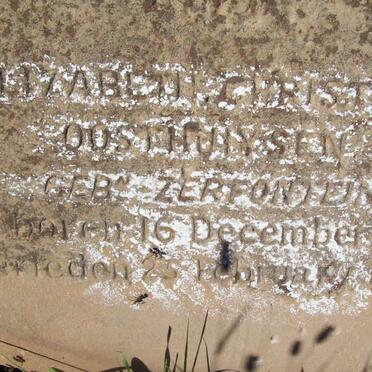 OOSTHUIYSEN Elizabeth Christina 1837-1895