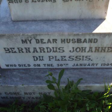 PLESSIS Bernardus Johannes, du  -1904