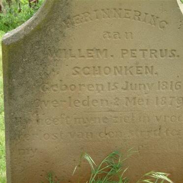 SCHONKEN Willem Petrus 1816-1879