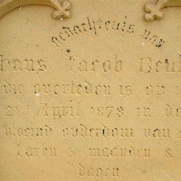 BEUKES Hans Jacob -1878