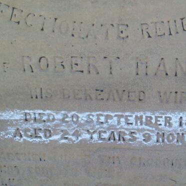 MANN Robert  -1881