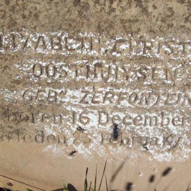OOSTHUIYSEN Elizabeth Christina 1837-1895