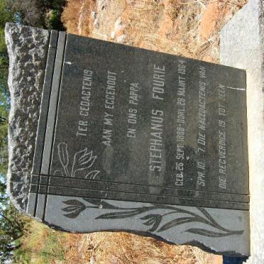 FOURIE Stephanus 1888-1964