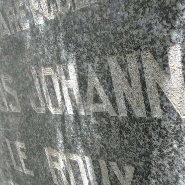 ROUX Petrus Johannes, le 1890-1950 &amp; Jacoba Hendrietta DU PLESSIS 1891-1973