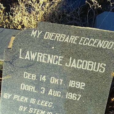 SCHONKEN Lawrence Jacobus 1892-1967 &amp; Helena Petronella LE ROUX 1891-1970