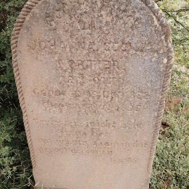 NORTIER Johanna Cecilia nee OTTO 1832-1893