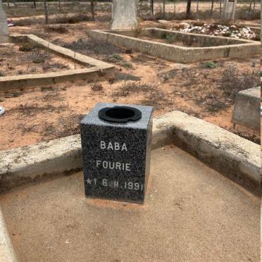 FOURIE Baba 1991-1991 