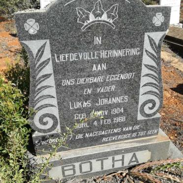 BOTHA Lukas Johannes 1904-1968