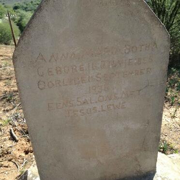 BOTHA Anna Maria 1855-193?